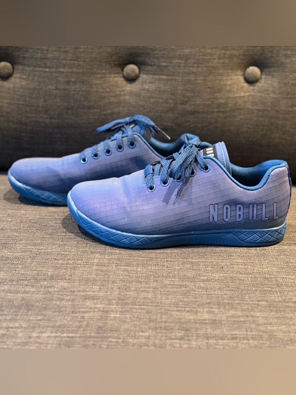 NOBULL Blue Opal Iridescent Ripstop Runner Women’s Size 9 – Worn Once